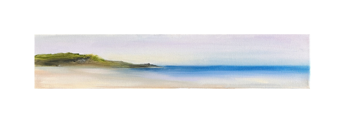Oil painting original and unique canvas Isles of Scilly art
An expressive painting from the Isles of Scilly Collection. A space of calm introspection where land meets water in a delicate interplay of reflection and light. close up view