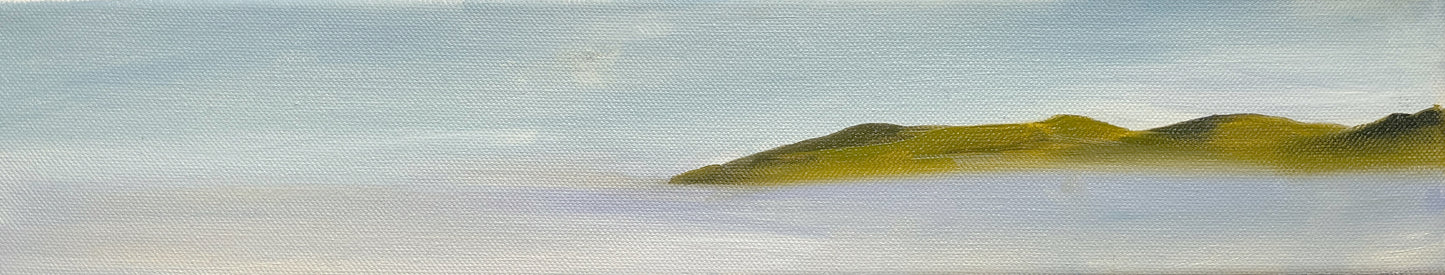 original and unique oil painting of the Isles of Scilly Artwork on canvas
Oil painting original and unique canvas Isles of Scilly art
An expressive painting from the Isles of Scilly Collection. A space of calm introspection where land meets water in a delicate interplay of reflection and light. blue and green