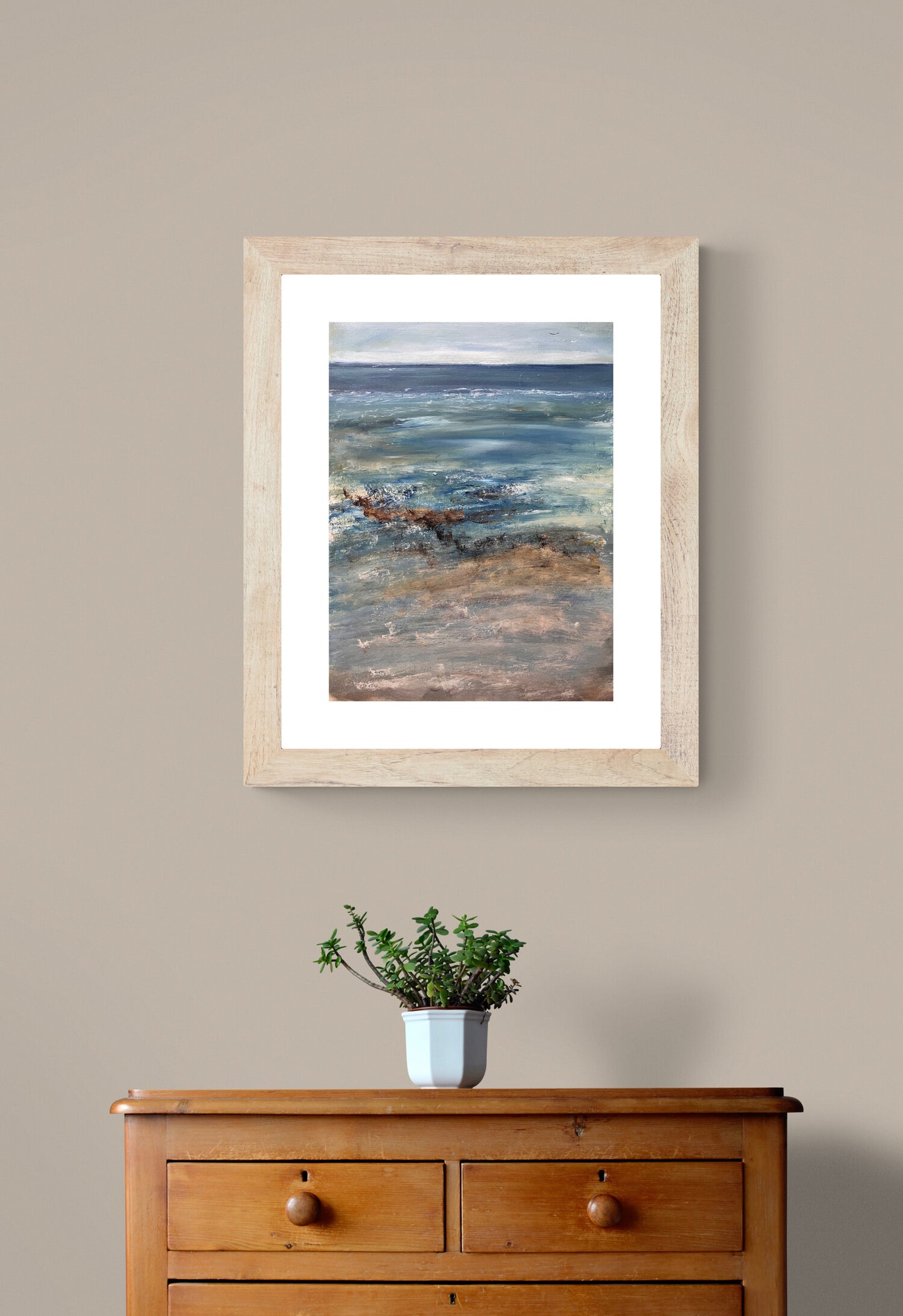 Where Dreams Are Made - Oil on paper with mount