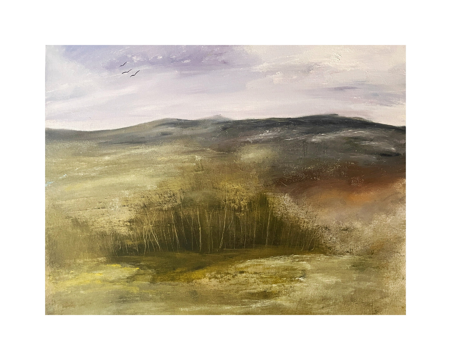 Here is Strength - Oil on canvas board