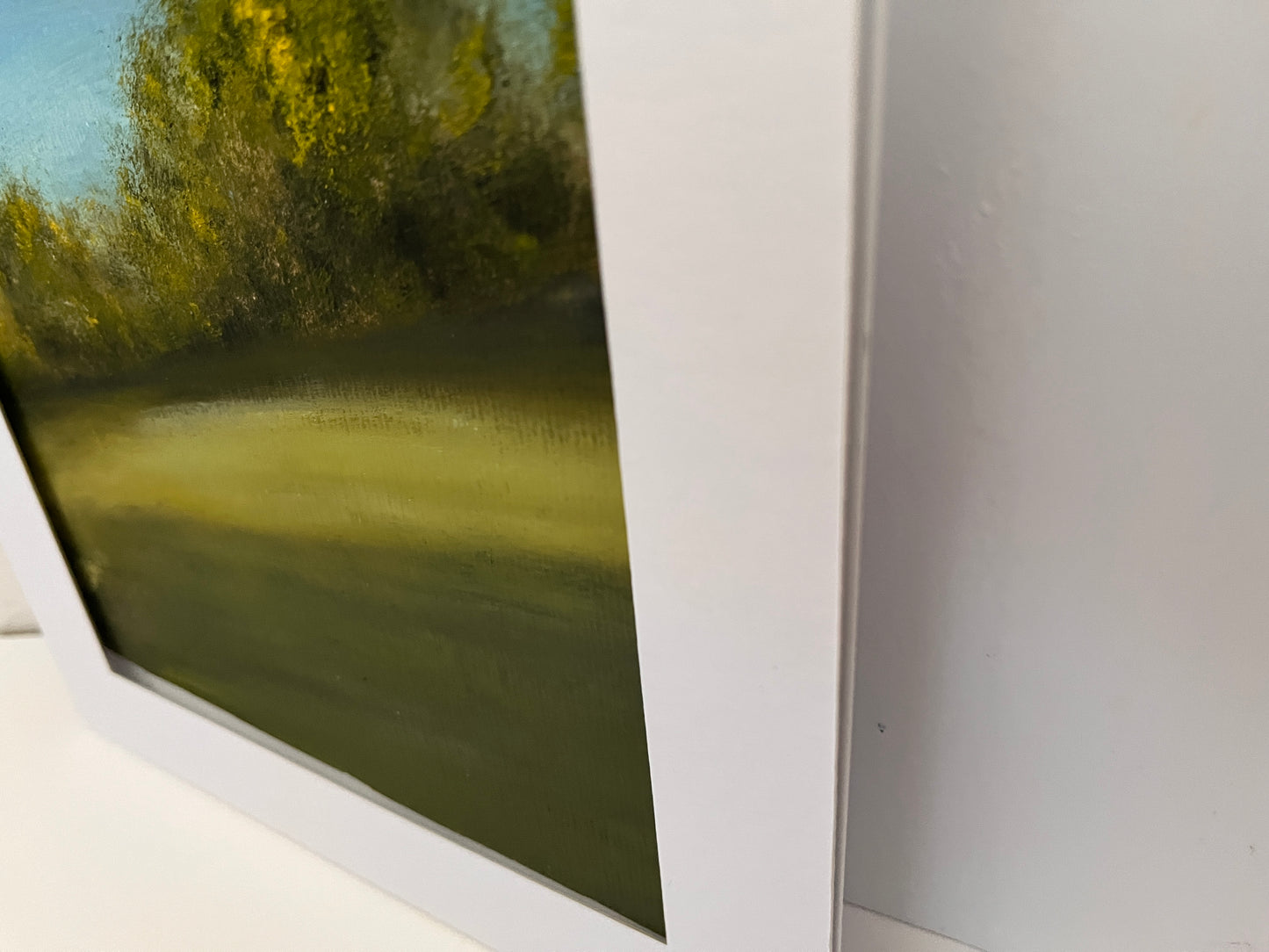 oil on paper landscape painting artwork