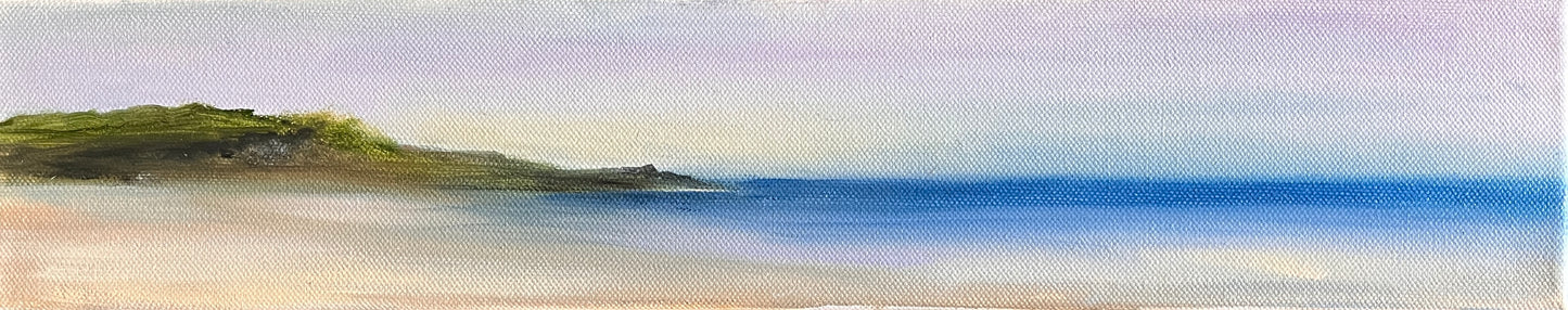 Oil painting original and unique canvas Isles of Scilly art
An expressive painting from the Isles of Scilly Collection. A space of calm introspection where land meets water in a delicate interplay of reflection and light. main picture