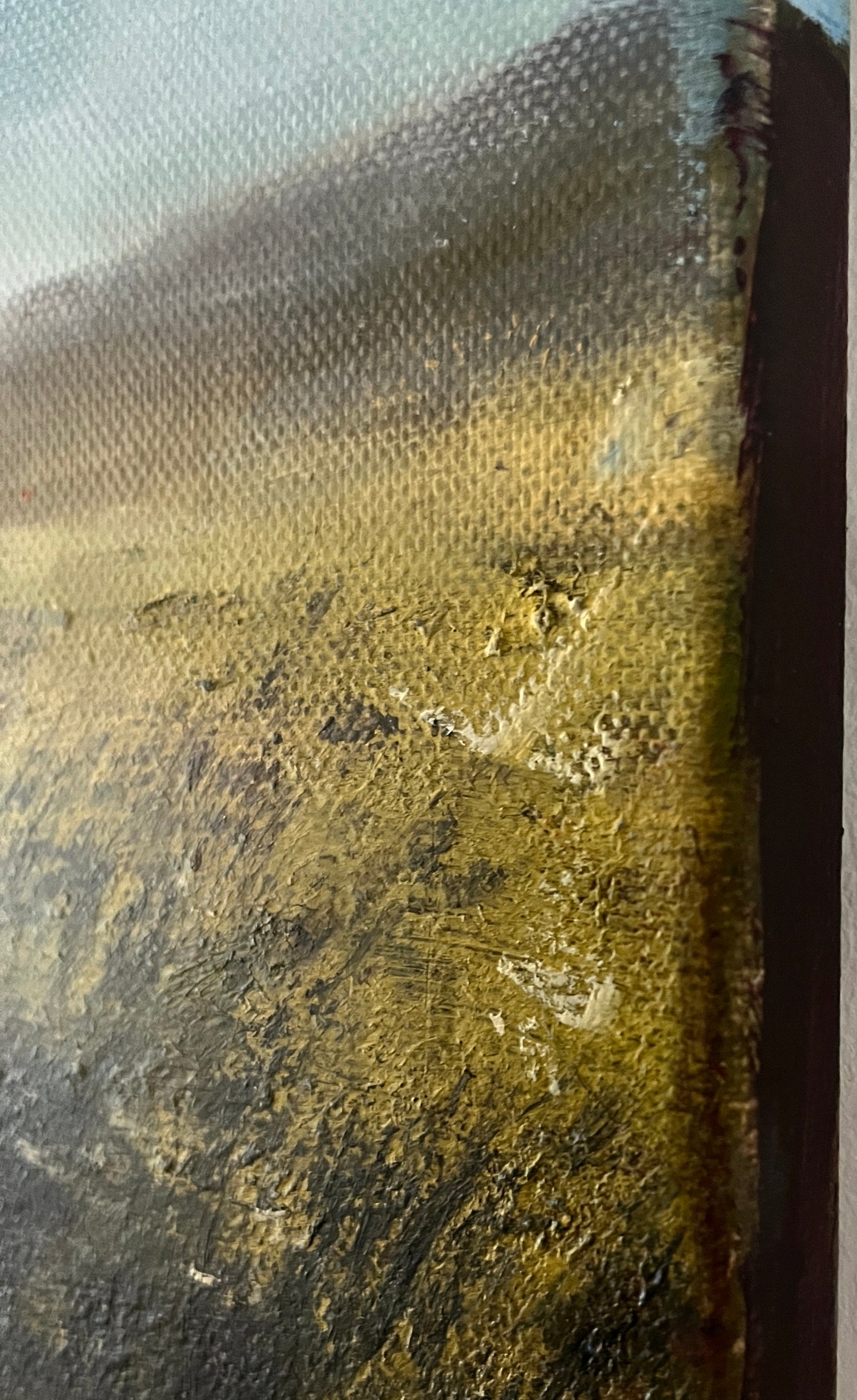 The Hay Field - Oil on canvas painting