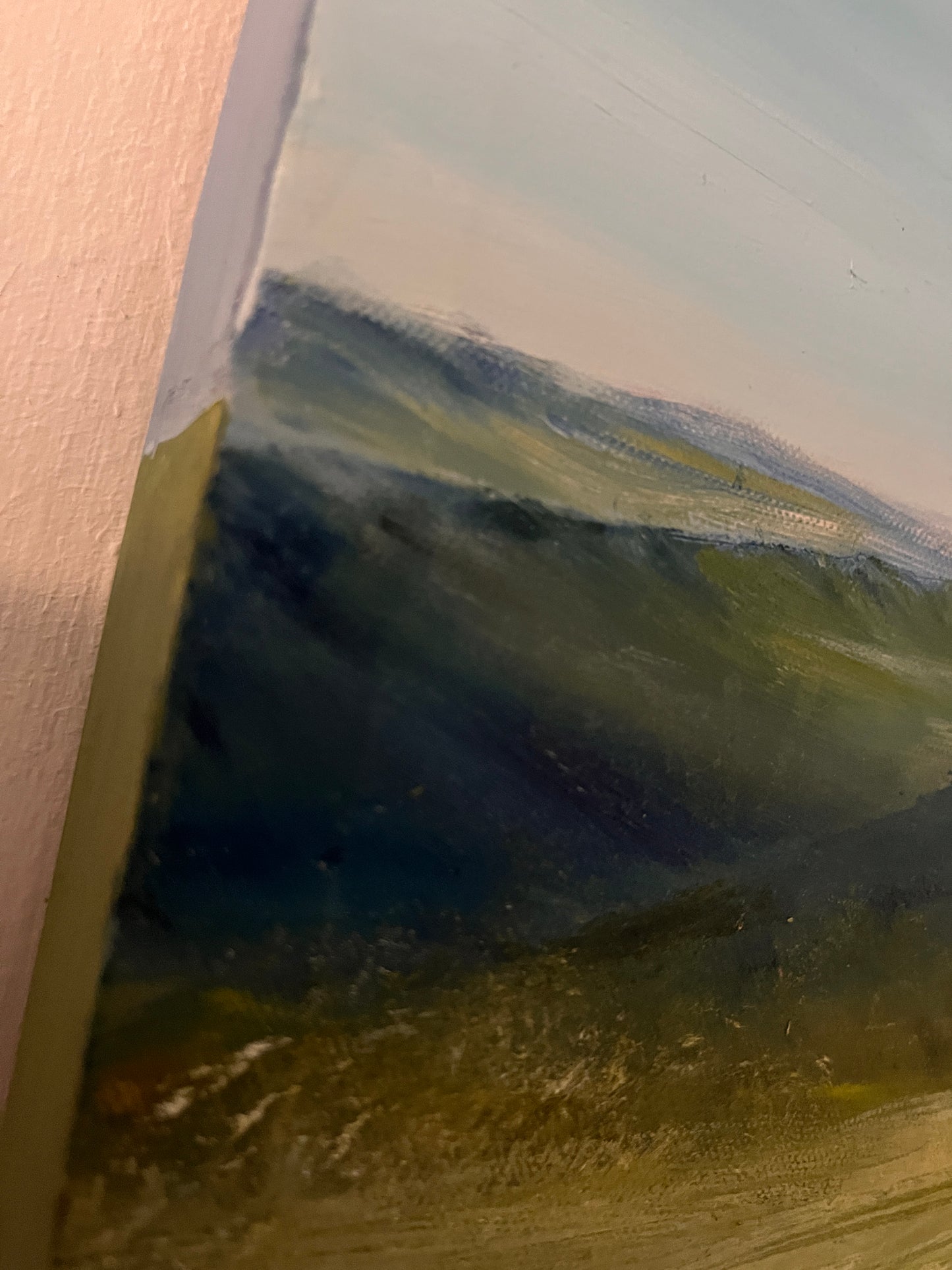oil on canvas mountain Scottish highlands painting original art unique artworks colourful landscapes
oil on canvas mountain Scottish highlands painting original art unique artworks colourful landscapes of mountains and meadows expressive contemporary landscape side view