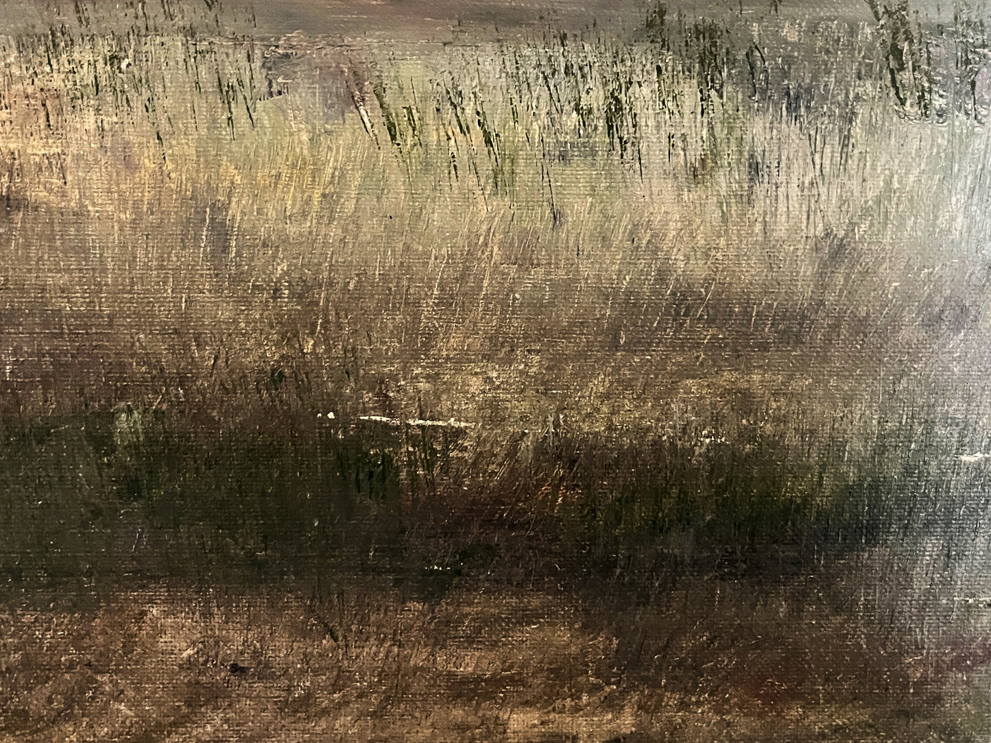 landscape oil on canvas semi abstract art painting