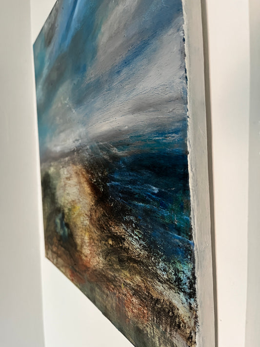 original and unique oil on canvas seascape painting art