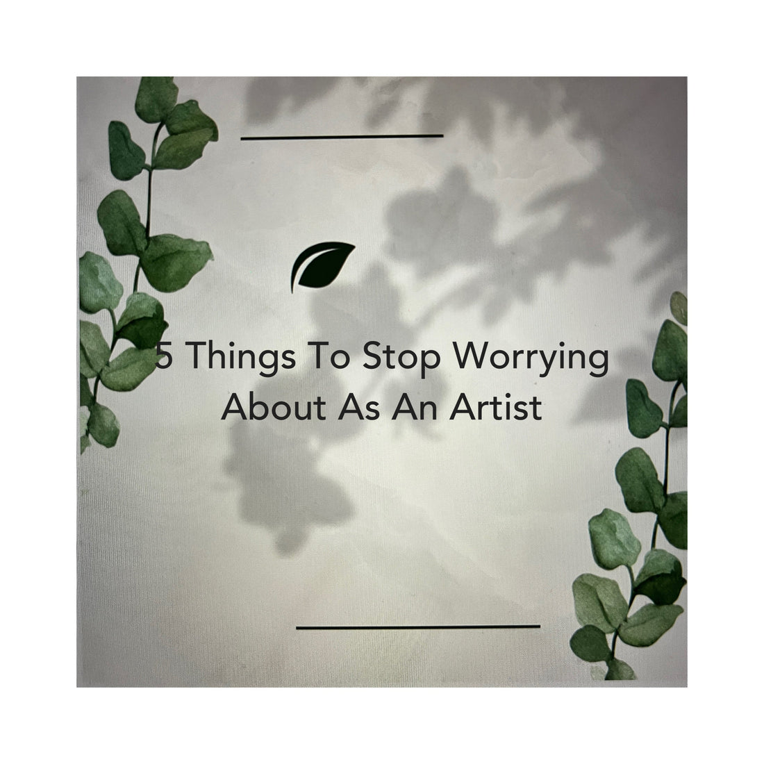 blog post on how to improve as an artist