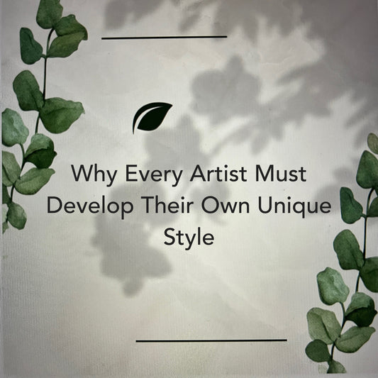 Artist blog post on unique artist's style