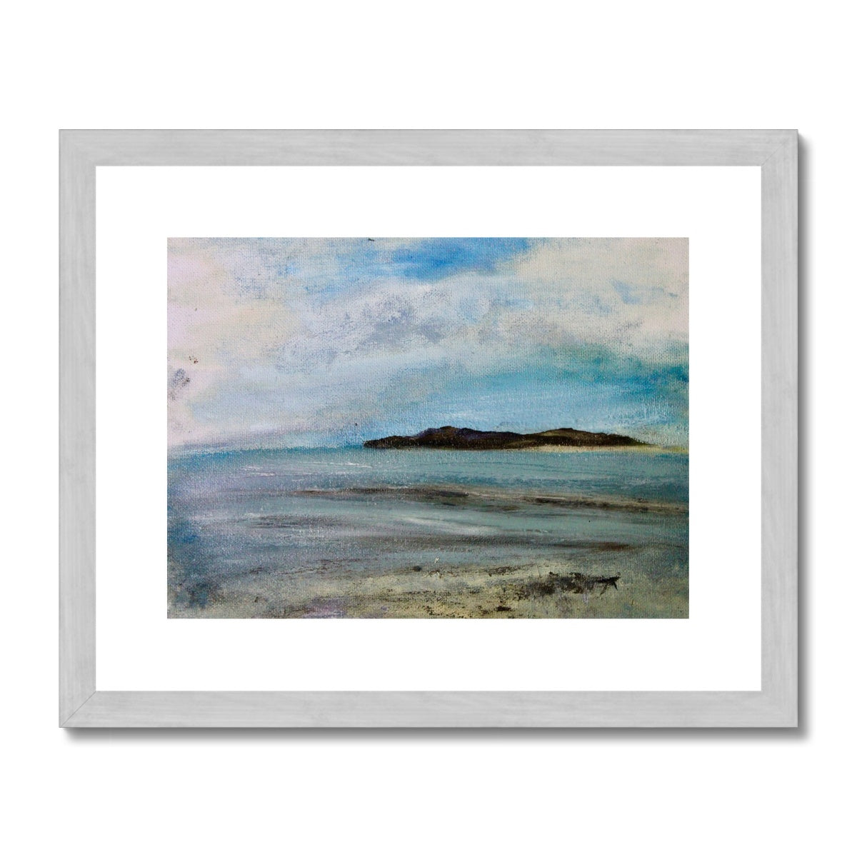 Isles of Scilly Print Isles of Scilly Print painting of island and beach art ocean artwork