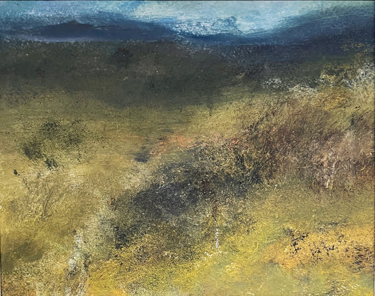 Dartmoor landscape original abstract painting artwork