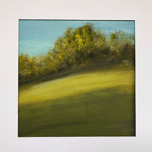 oil on paper landscape painting artwork