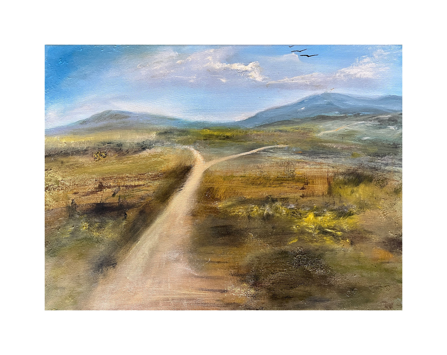 Two Paths - oil on stretched canvas