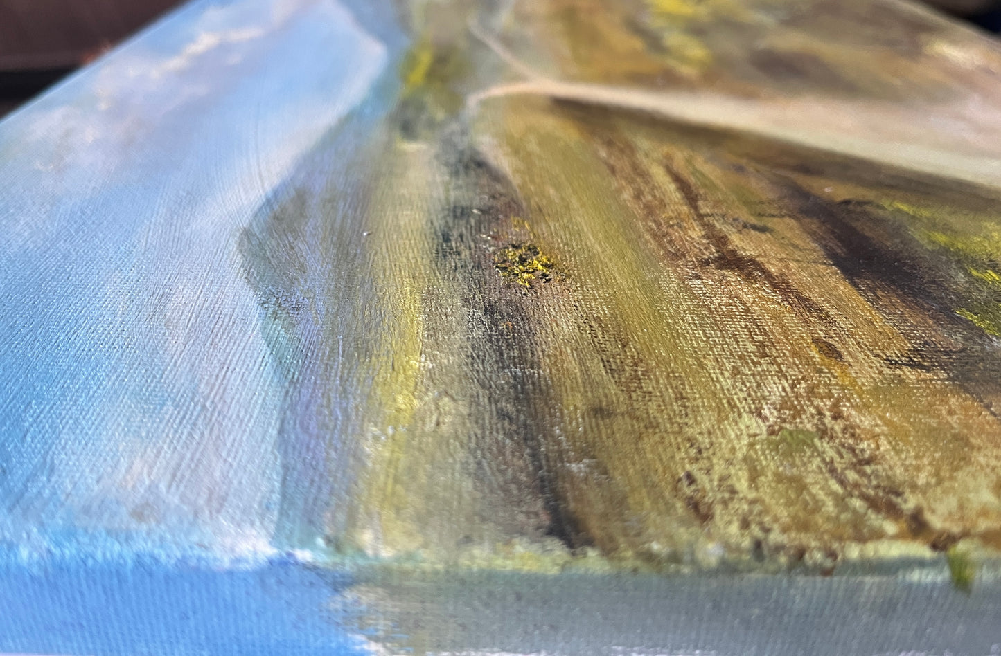 Two Paths - oil on stretched canvas