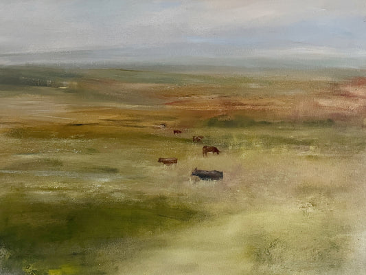 Pastoral Calm - Oil on Stretched Canvas
