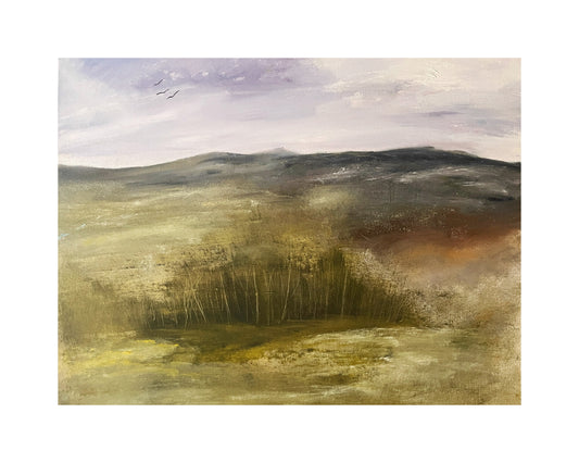 Here is Strength - Oil on canvas board