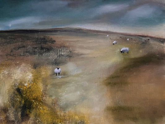Hushed Pastures - Oil on Canvas Board