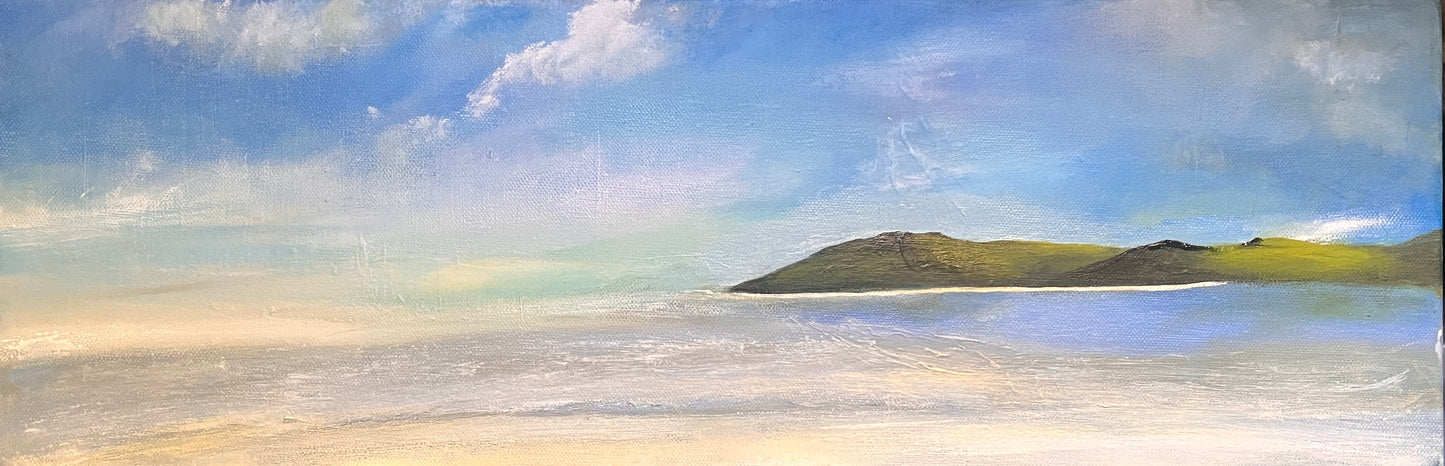 oil om canvas painting Isles of Scily unique and original art