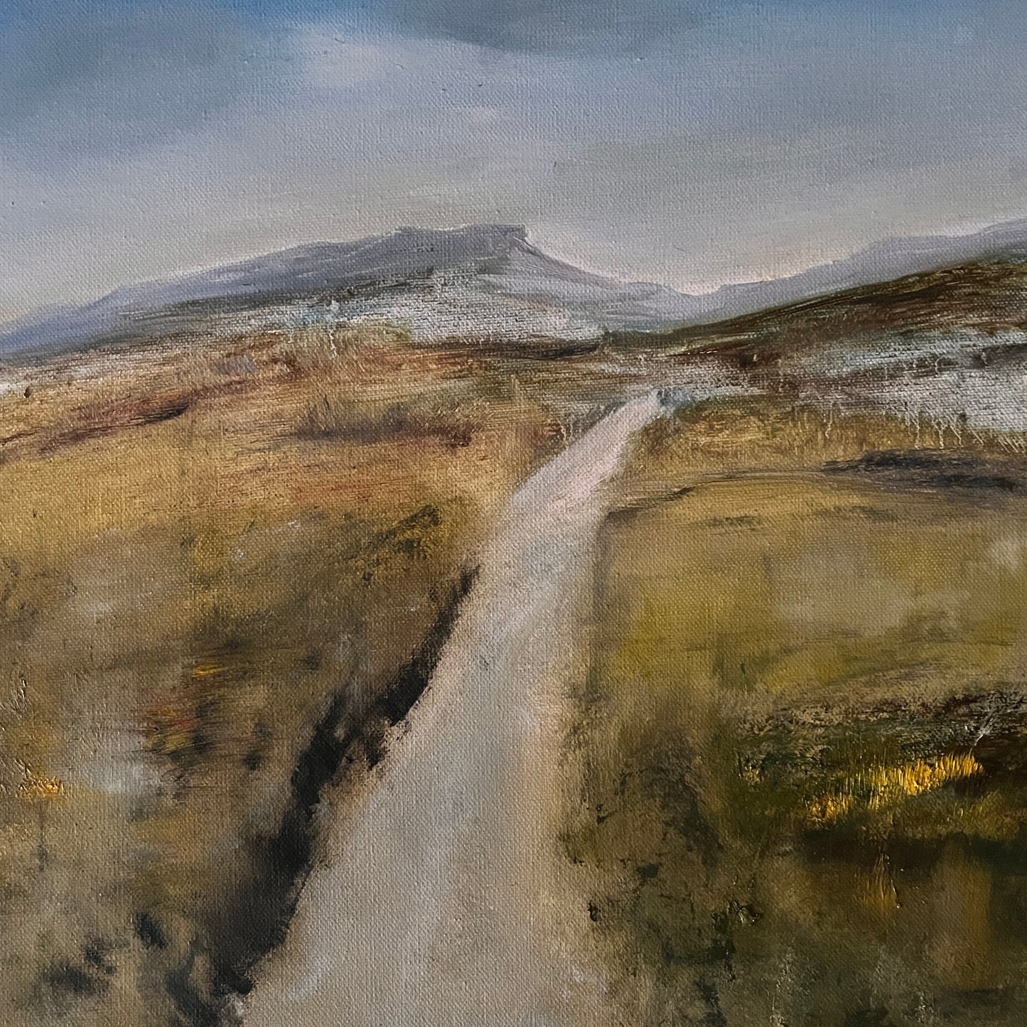 The Skylark's Song - Oil on stretched canvas