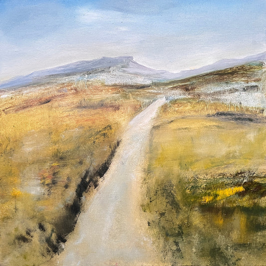 The Skylark's Song - Oil on stretched canvas