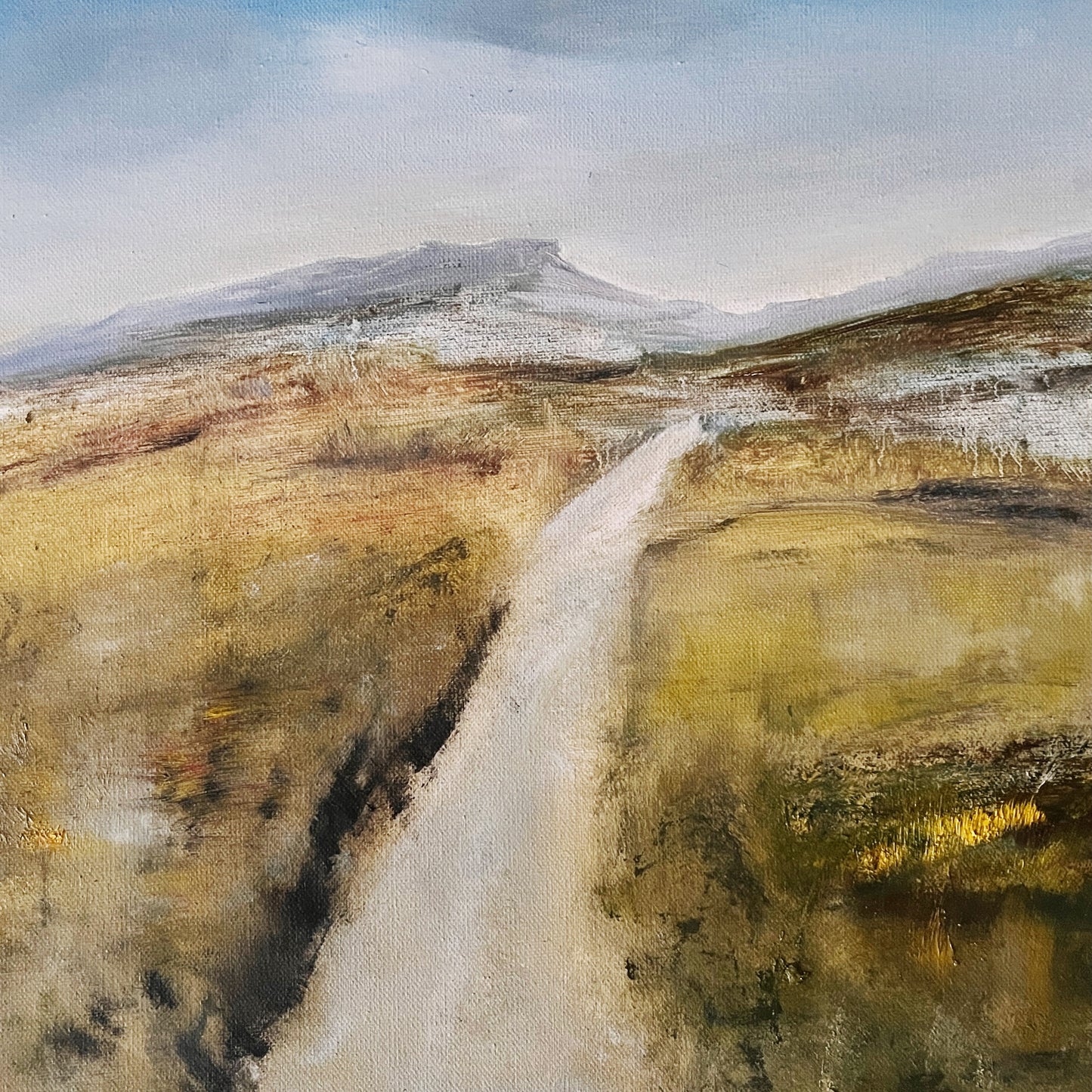 The Skylark's Song - Oil on stretched canvas