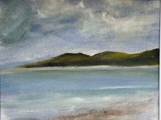 Isles of Scilly original oil painting beach art island scene artwork