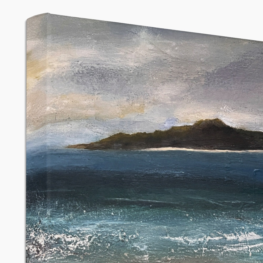 semi abstract beach painting seascape art ocean artwork Isles of Scilly