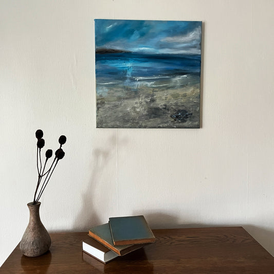 original and unique oil on canvas artwork seascape painting