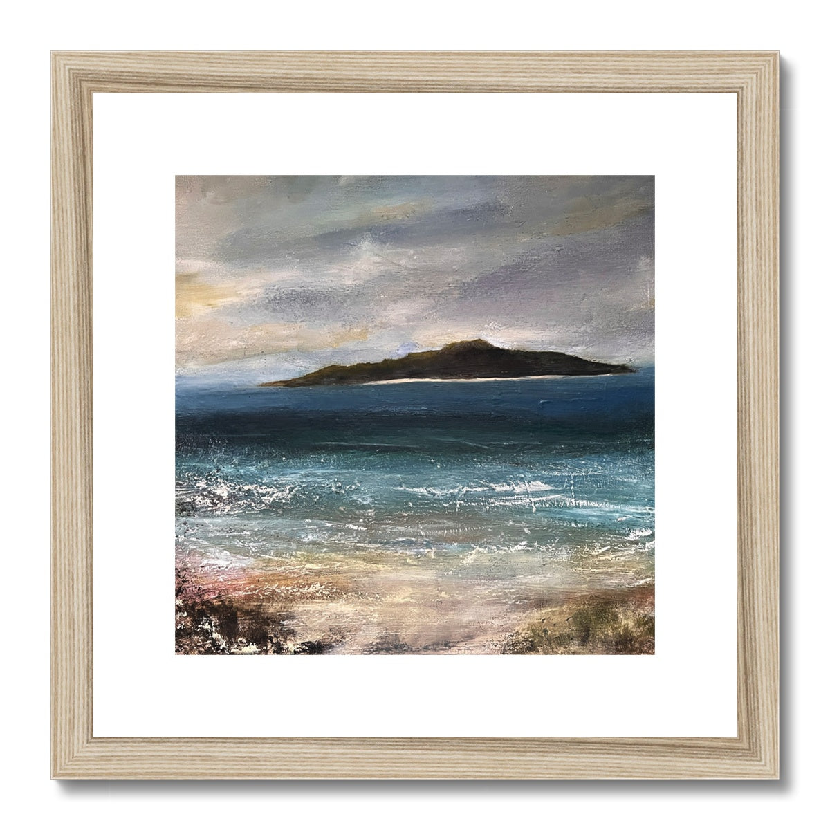 Isles of Scilly original oil painting beach art island scene artwork