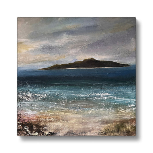 semi abstract beach painting seascape art ocean artwork Isles of Scilly